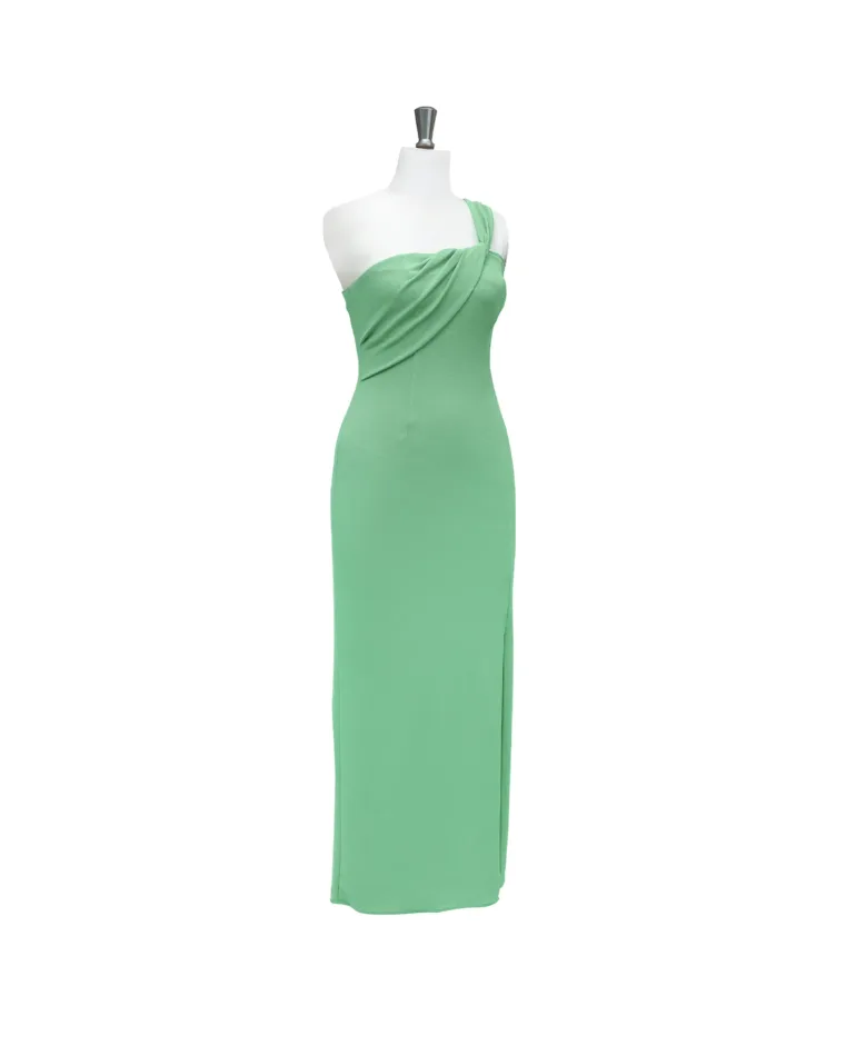 One-shoulder Slit Dress - 20one Wearables
